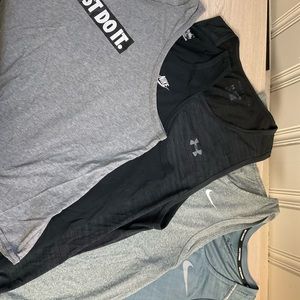 Lot of 5 XXL Nike / UA Tanks